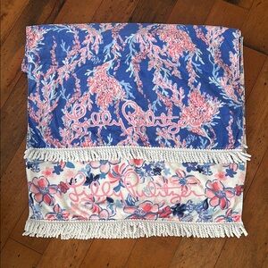 2 Lilly Pulitzer Beach Towels with Tassels